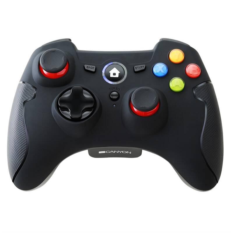 Gamepad Canyon CND-GPW6 pro PC, PS3, Android černý, Gamepad, Canyon, CND-GPW6, pro, PC, PS3, Android, černý