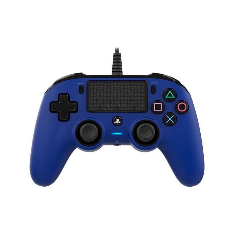 Gamepad Nacon Wired Compact Controller pro PS4 modrý, Gamepad, Nacon, Wired, Compact, Controller, pro, PS4, modrý