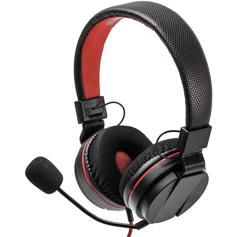 Headset SnakeByte HEAD:SET S černý červený
