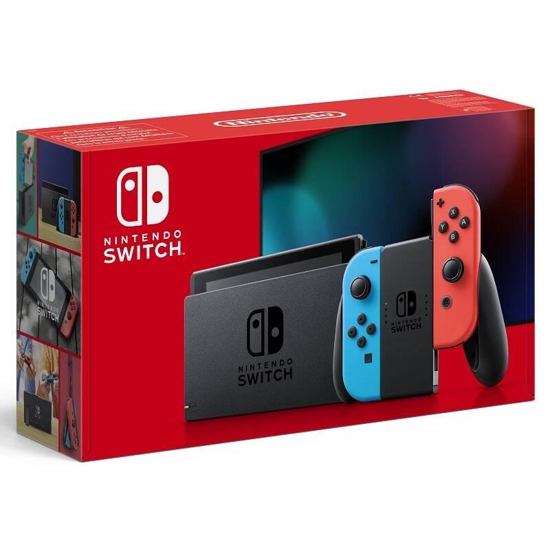 Herní konzole Nintendo Switch s Joy-Con v2 červená modrá