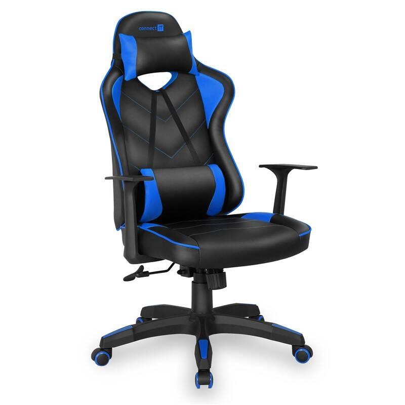 Herní židle Connect IT LeMans Pro černá modrá, Herní, židle, Connect, IT, LeMans, Pro, černá, modrá