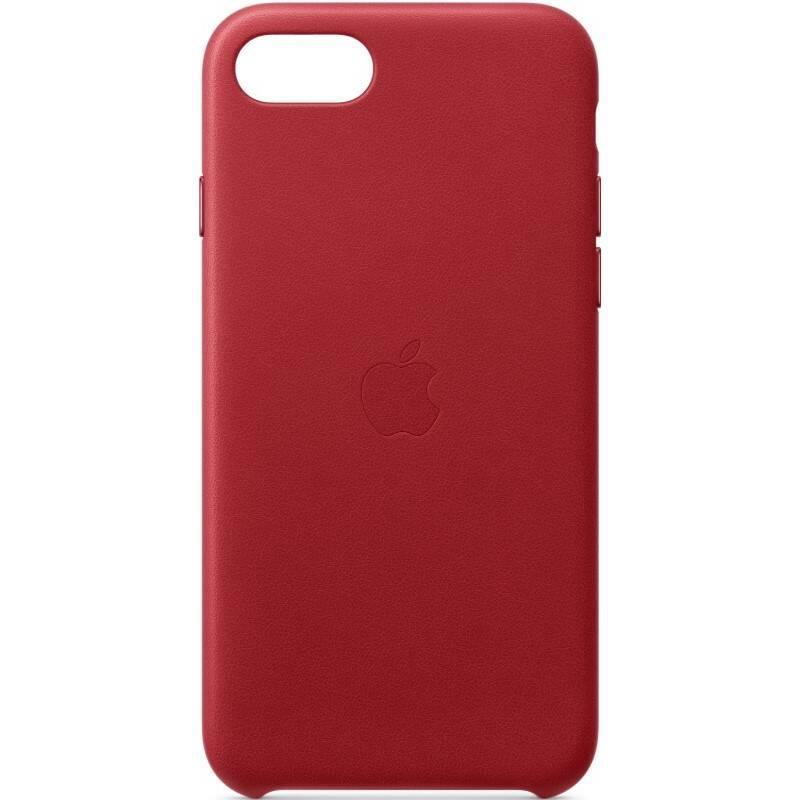 Kryt na mobil Apple Leather Case pro iPhone SE - RED - červený