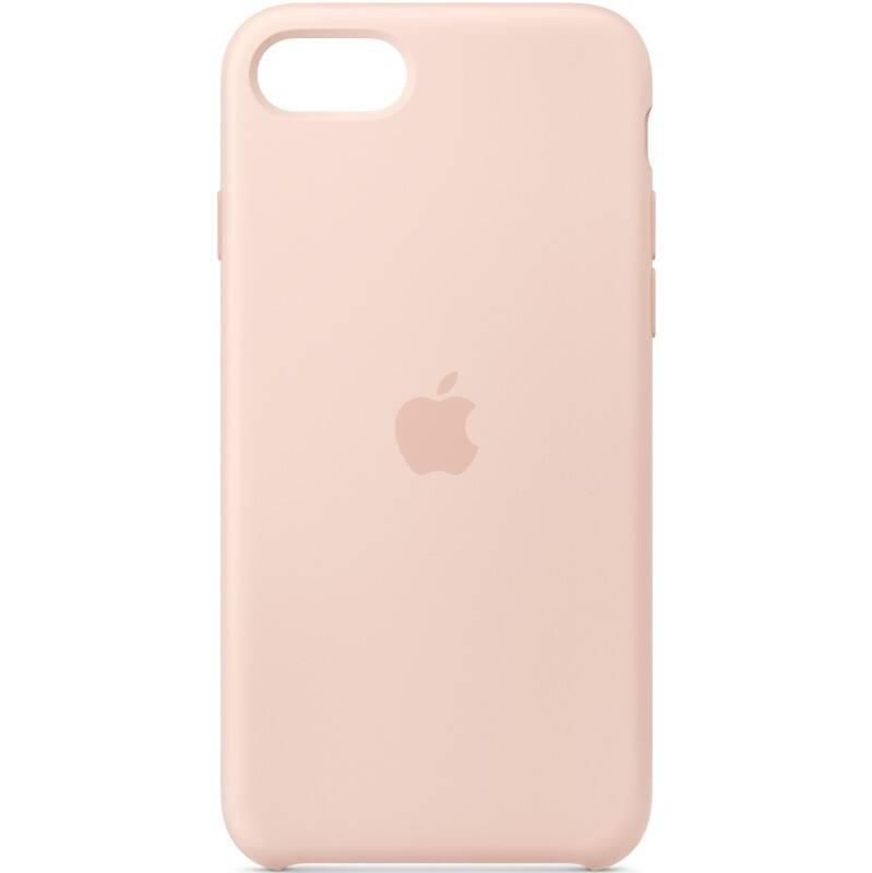 Kryt na mobil Apple Silicone Case pro iPhone SE - pískově růžový