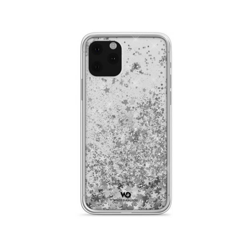 Kryt na mobil White Diamonds Sparkle pro Apple iPhone 11 stříbrný
