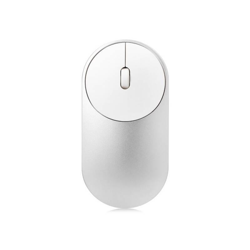 Myš Xiaomi Mi Portable stříbrná, Myš, Xiaomi, Mi, Portable, stříbrná