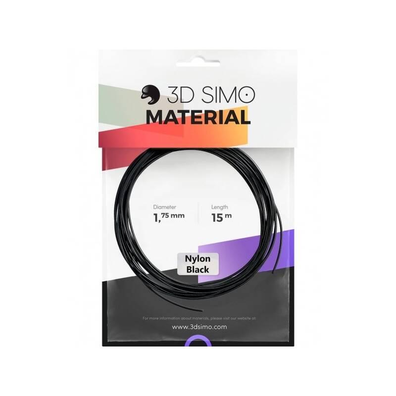 Náplň 3D SIMO NYLON - černá 15m, Náplň, 3D, SIMO, NYLON, černá, 15m