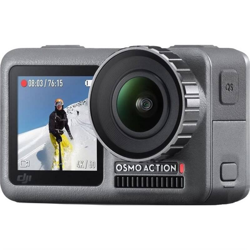 Outdoorová kamera DJI OSMO ACTION nabíjecí set šedá, Outdoorová, kamera, DJI, OSMO, ACTION, nabíjecí, set, šedá