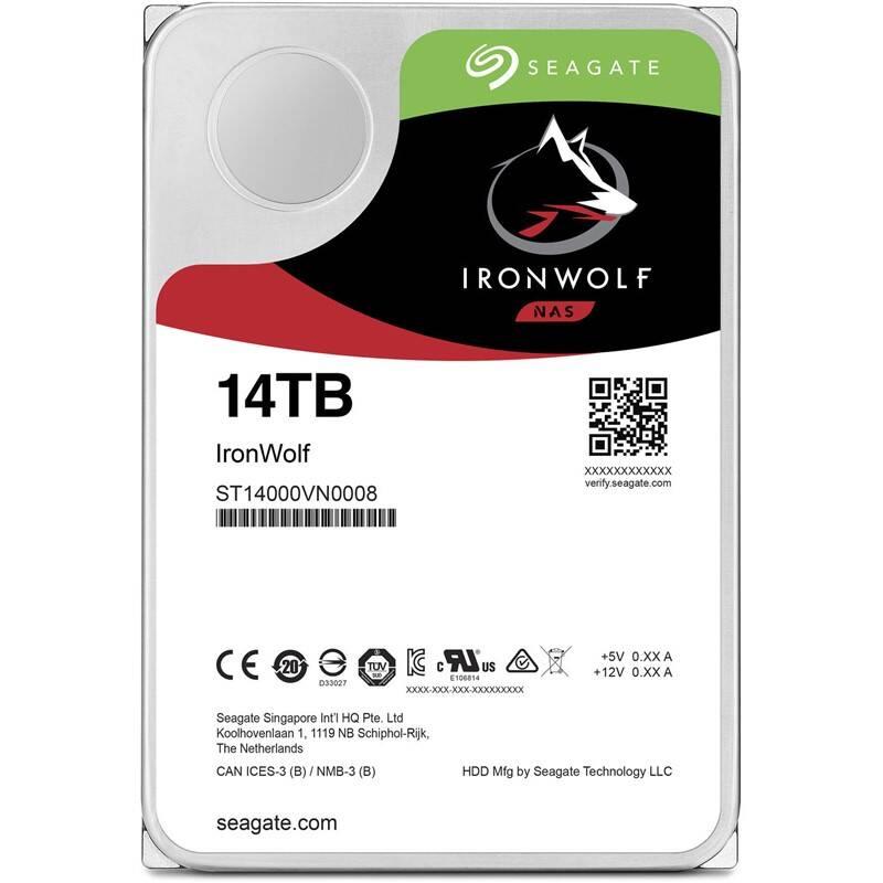 Pevný disk 3,5" Seagate IronWolf 14TB