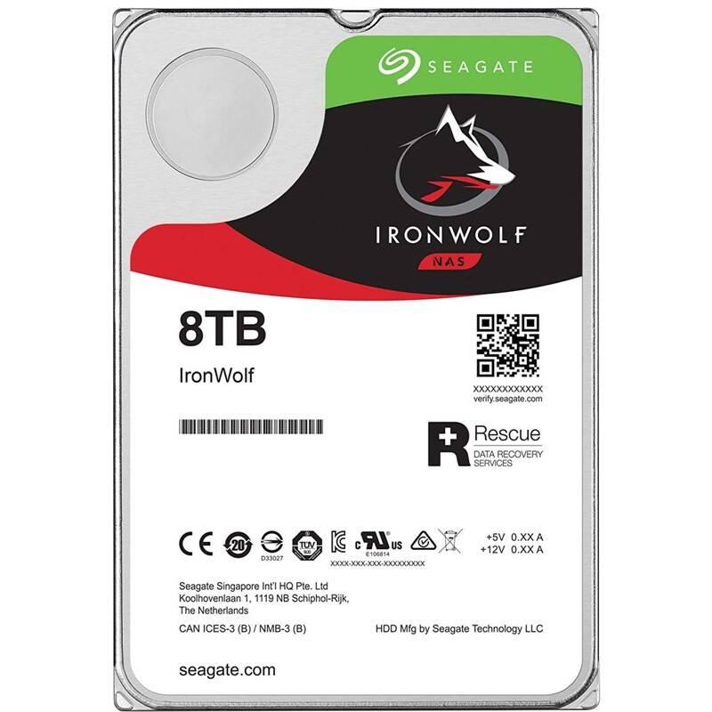 Pevný disk 3,5" Seagate IronWolf 8TB