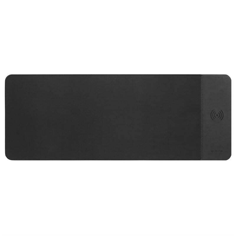 Podložka pod myš Canyon QI bezdrátovým nabíjením 5W, 80 x 30 cm černá