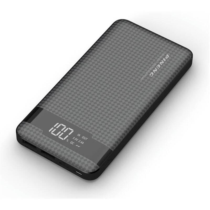 Powerbank Viking 10000mAh QC3.0, USB-C, Lightning černá, Powerbank, Viking, 10000mAh, QC3.0, USB-C, Lightning, černá