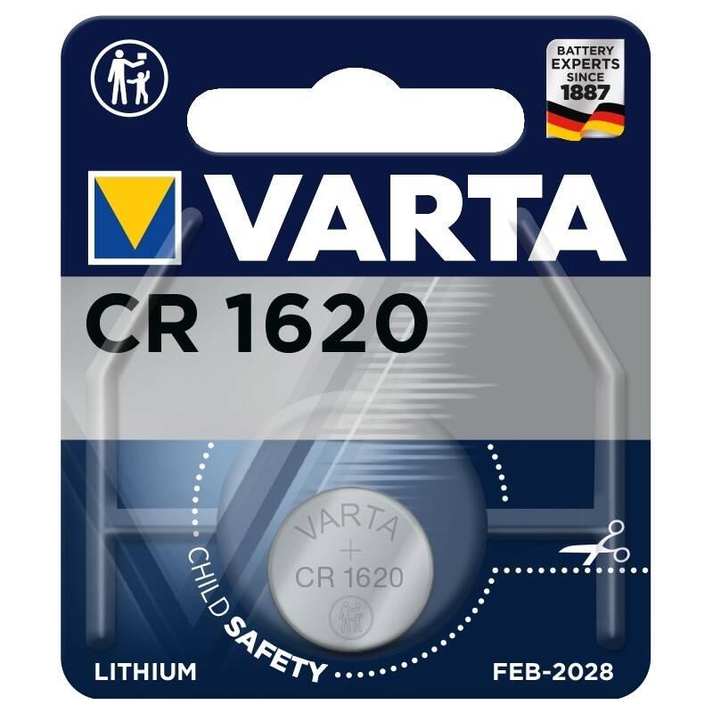 Baterie lithiová Varta CR1620, blistr 1ks, Baterie, lithiová, Varta, CR1620, blistr, 1ks