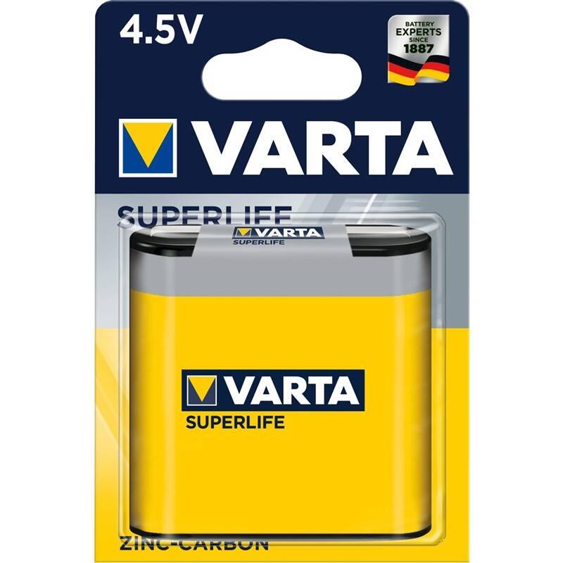 Baterie zinkouhlíková Varta Superlife 4,5V, 3R12,