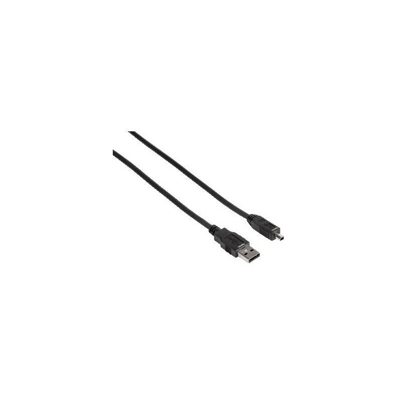 Kabel Hama USB MiniUSB černý, Kabel, Hama, USB, MiniUSB, černý
