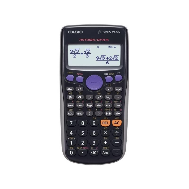 Kalkulačka Casio FX350 ES PLUS černá, Kalkulačka, Casio, FX350, ES, PLUS, černá