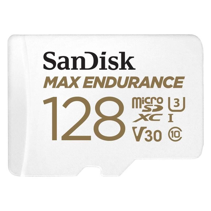 Paměťová karta Sandisk MAX ENDURANCE microSDHC 128 GB adaptér, Paměťová, karta, Sandisk, MAX, ENDURANCE, microSDHC, 128, GB, adaptér