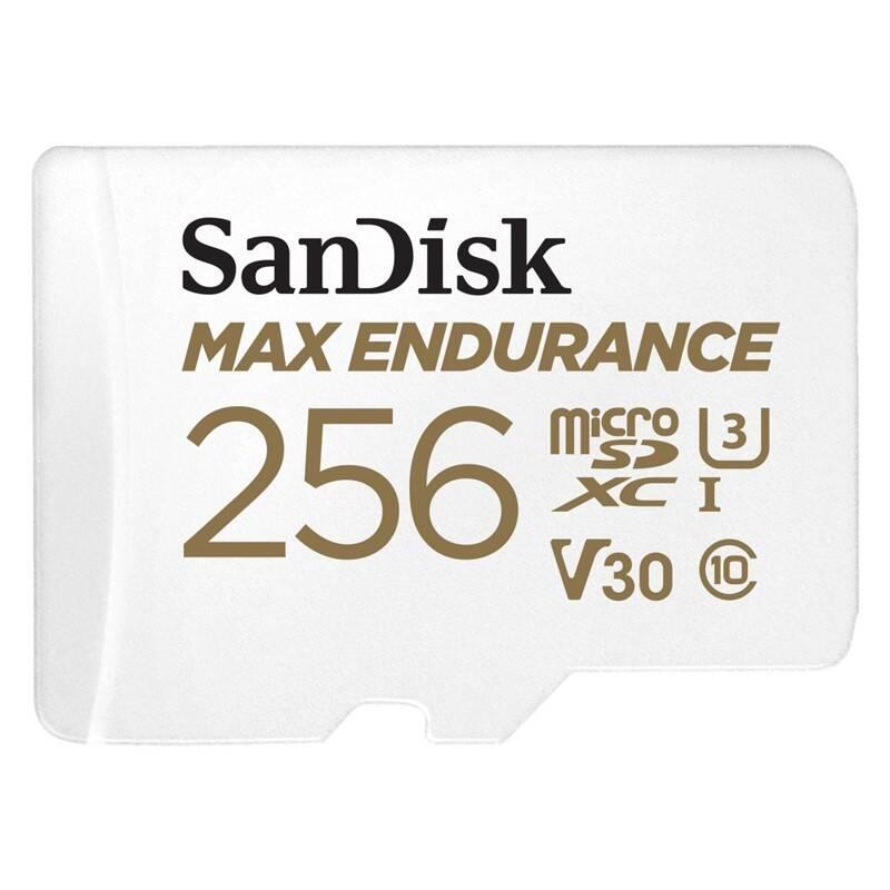 Paměťová karta Sandisk MAX ENDURANCE microSDHC 256 GB adaptér