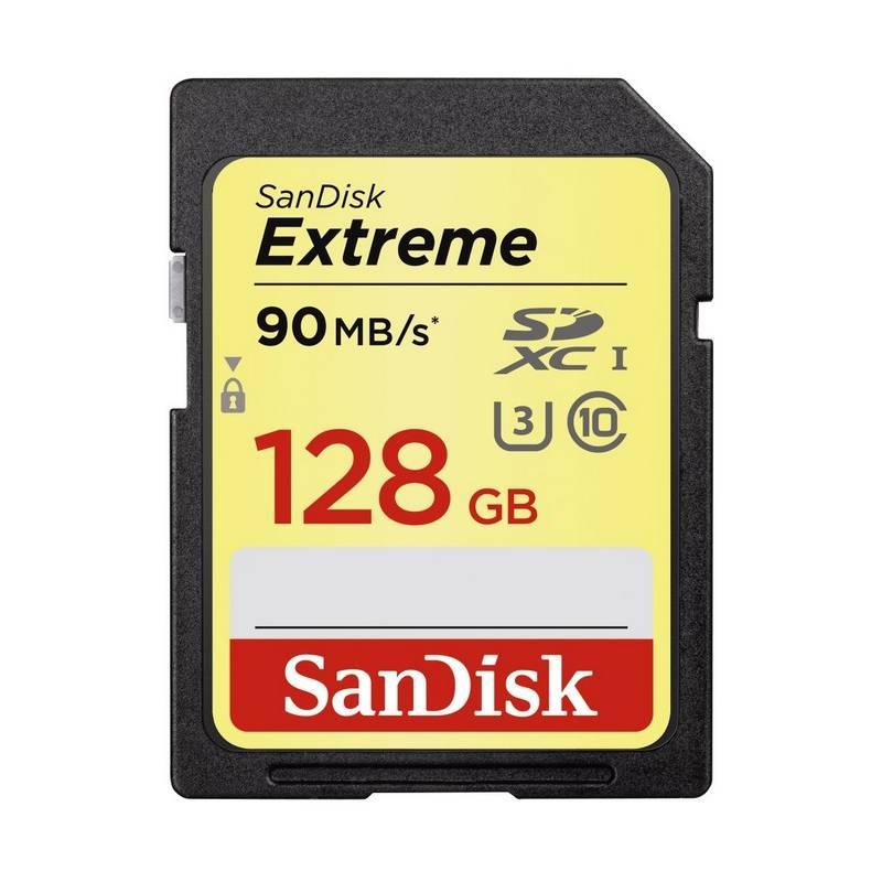 Paměťová karta Sandisk SDXC Extreme 128GB
