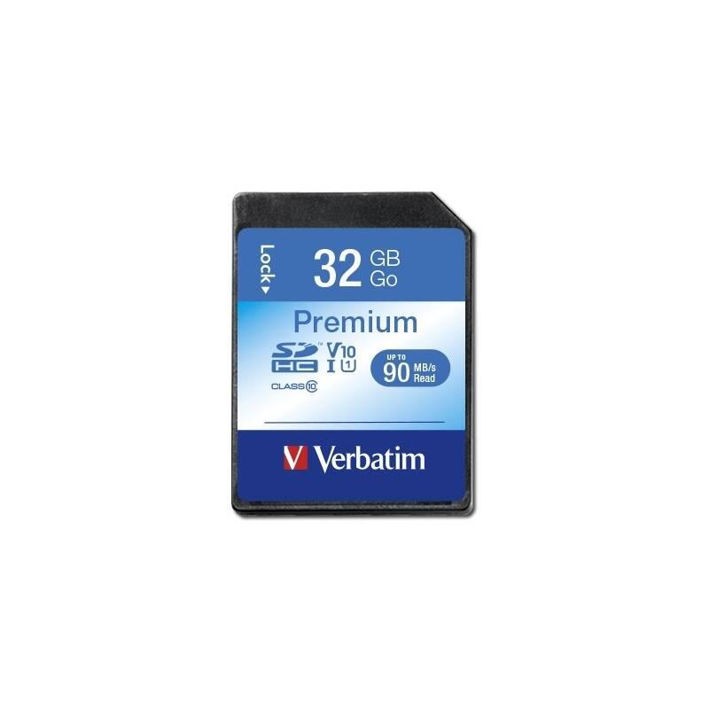 Paměťová karta Verbatim Premium SDHC 32GB UHS-I V10 U1