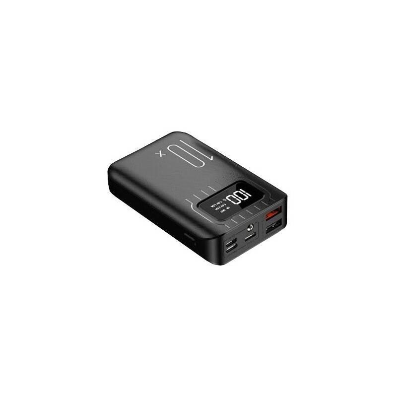 Powerbank Viking 10000mAh, USB-C černá