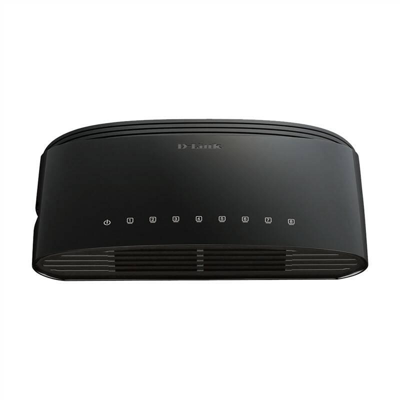 Switch D-Link DES-1008D černý