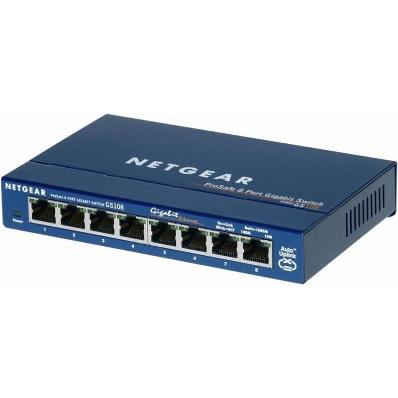 Switch NETGEAR GS108GE, Switch, NETGEAR, GS108GE