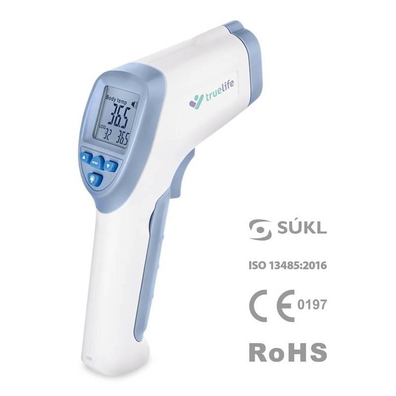 Teploměr TrueLife Care Q7 bílý modrý