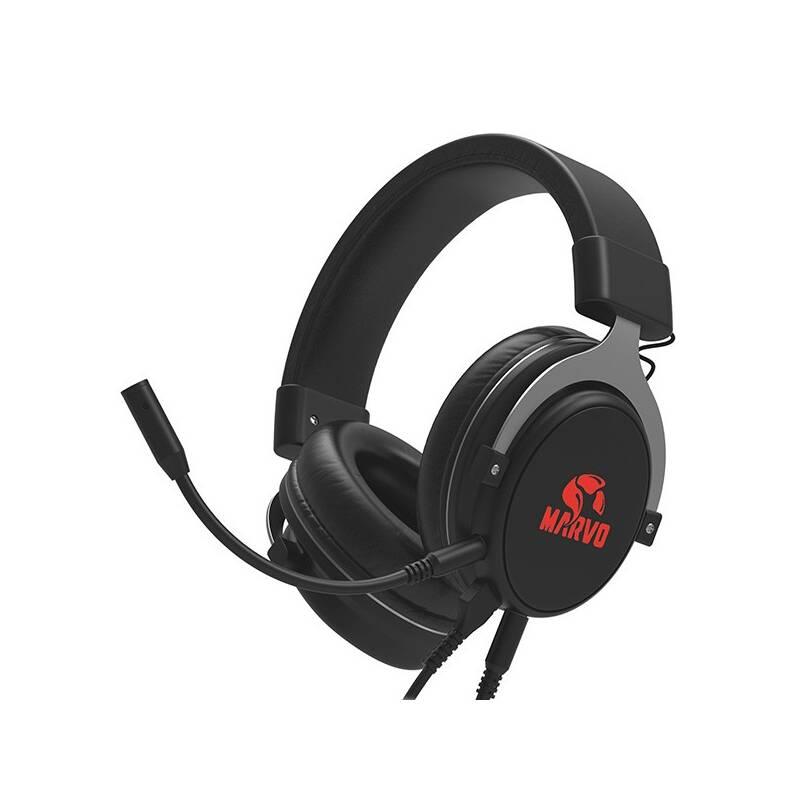 Headset Marvo HG9052, 7.1 černý, Headset, Marvo, HG9052, 7.1, černý