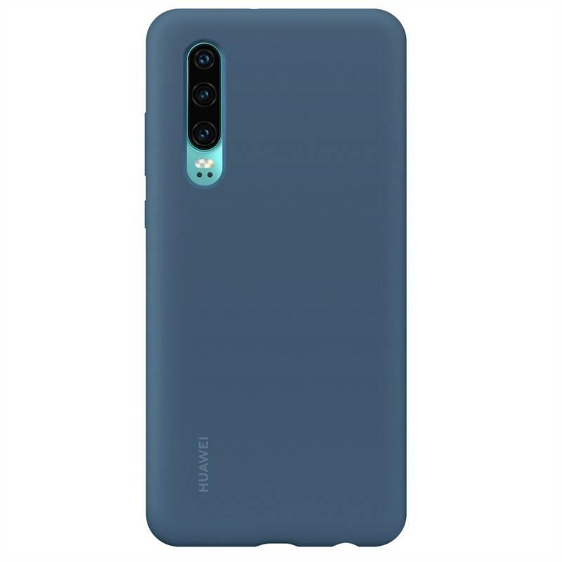 Kryt na mobil Huawei Silicone Car Case na P30 modrý