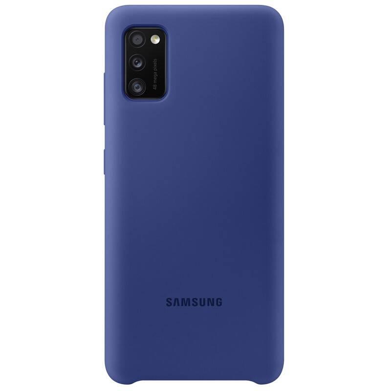 Kryt na mobil Samsung Silicon Cover na Galaxy A41 modrý