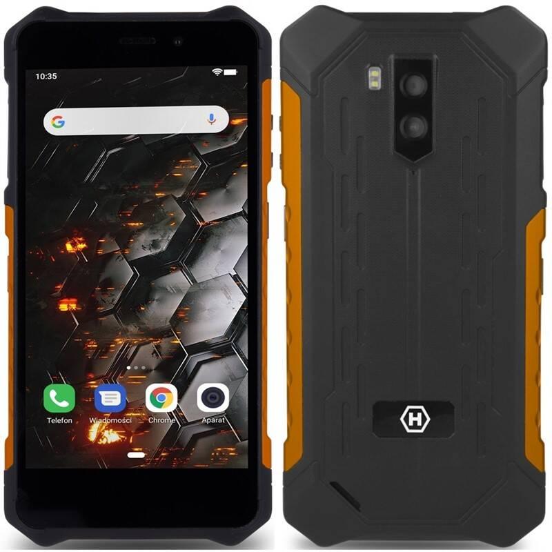Mobilní telefon myPhone Hammer Iron 3 LTE černý oranžový