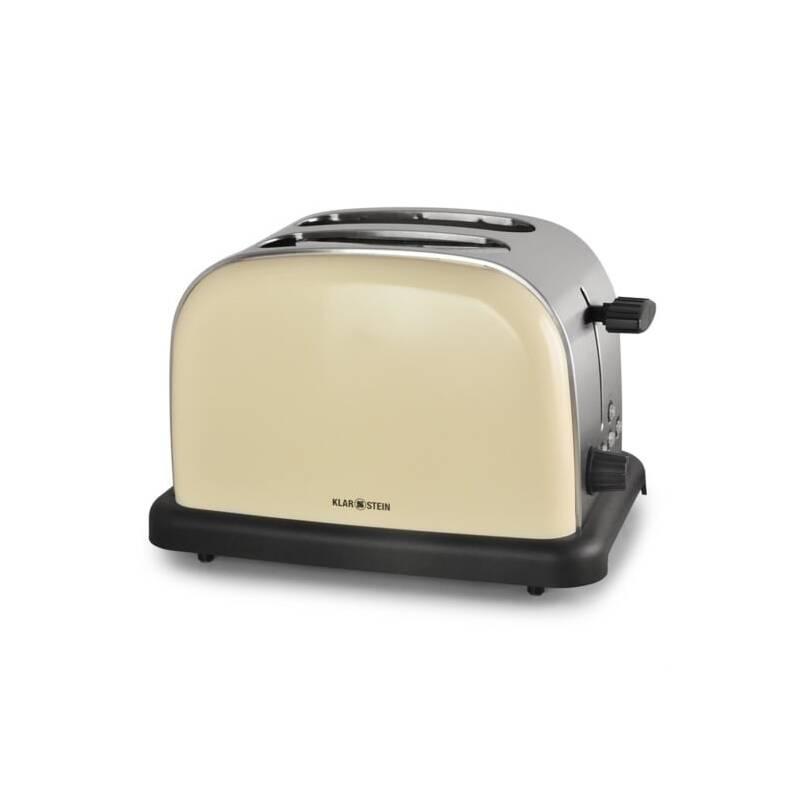 Opékač topinek Klarstein TK-BT-318-C krémový