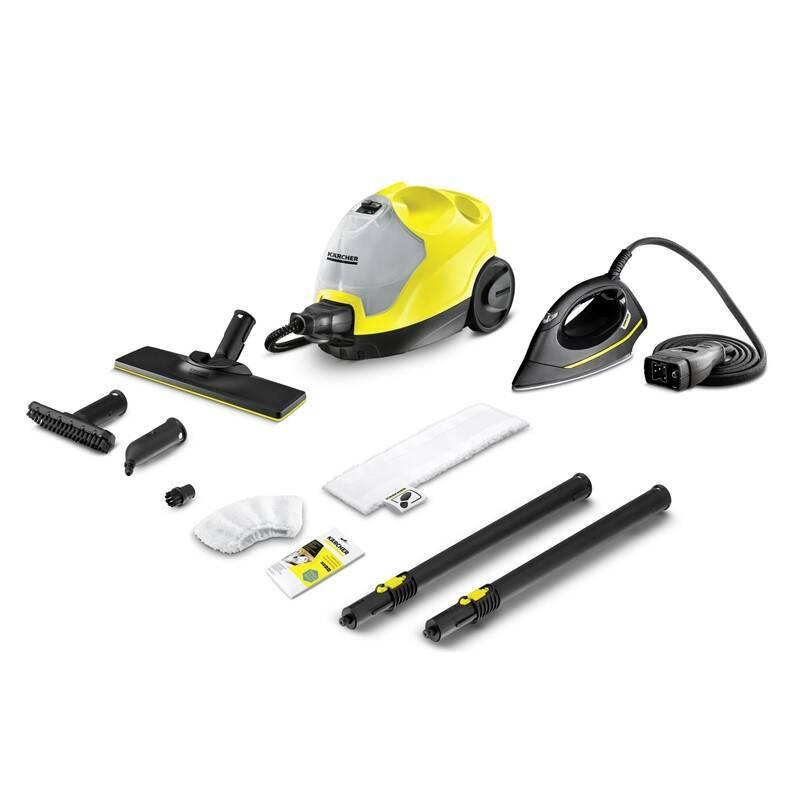 Parní čistič Kärcher SC 4 EasyFix Iron Kit žlutý