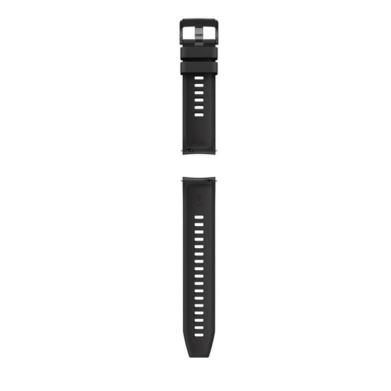 Řemínek Huawei silikonový pro chytré hodinky Huawei Watch GT, Watch GT 2 - Black