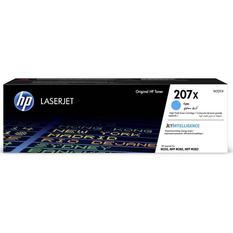 Toner HP 207X, 2450 stran modrý