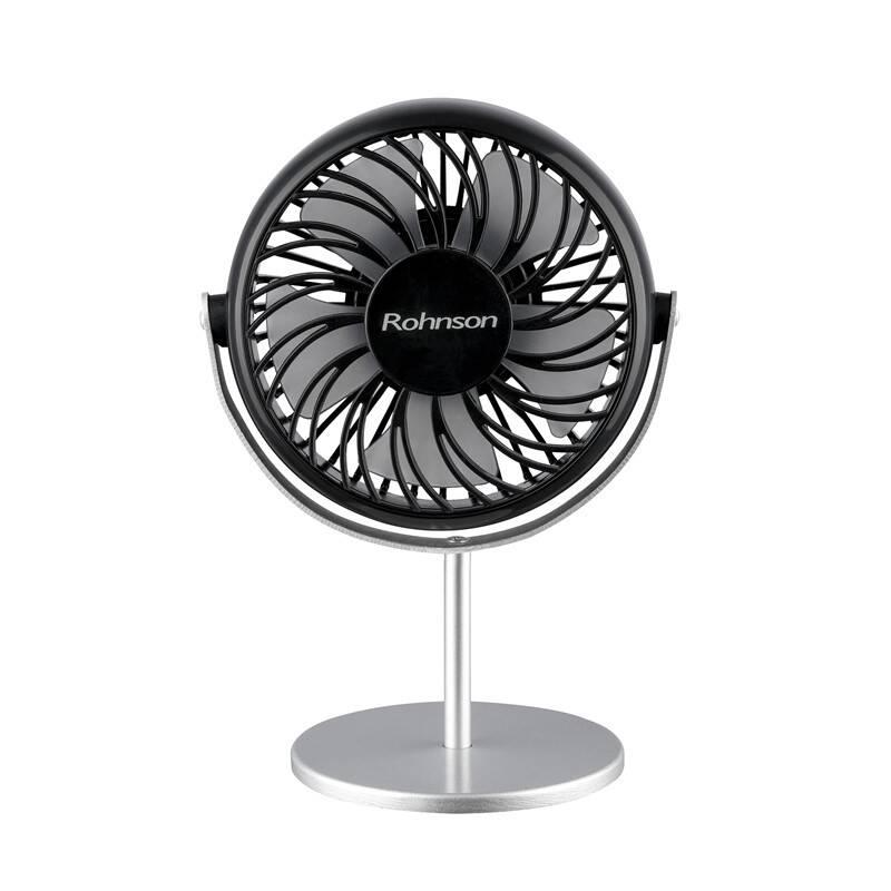 Ventilátor stolní Rohnson R-809 černý stříbrný