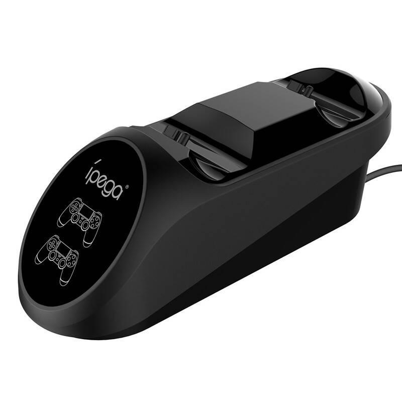 Dokovací stanice iPega 9180 Double Charger pro gamepady PS4 černá, Dokovací, stanice, iPega, 9180, Double, Charger, pro, gamepady, PS4, černá