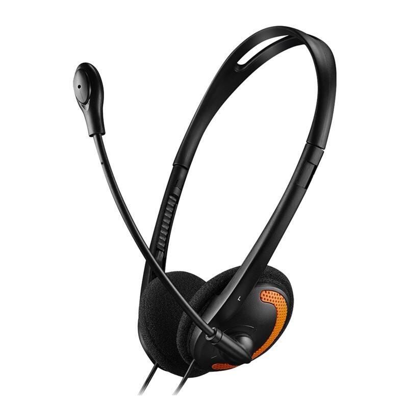 Headset Canyon CNS-CHS01BO černý oranžový