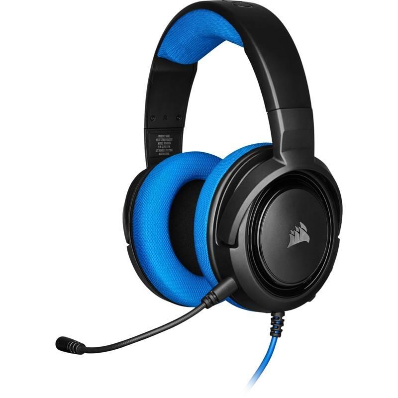 Headset Corsair HS35 černý modrý