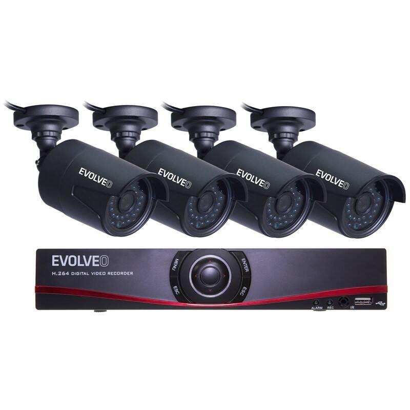Kamerový systém Evolveo Detective D04 FullHD, NVR, Kamerový, systém, Evolveo, Detective, D04, FullHD, NVR