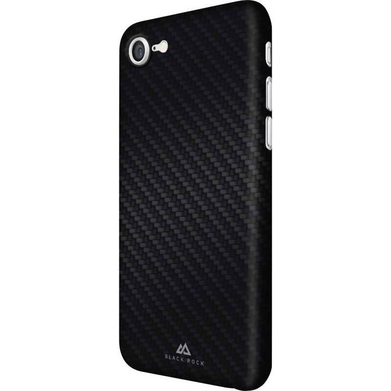 Kryt na mobil Black Rock Ultra Thin Iced Flex Carbon na Apple iPhone SE černý