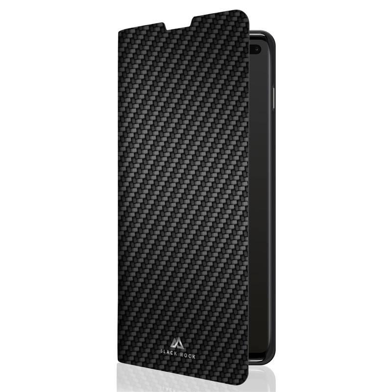 Pouzdro na mobil flipové Black Rock Flex Carbon Booklet na Samsung Galaxy S20 černé