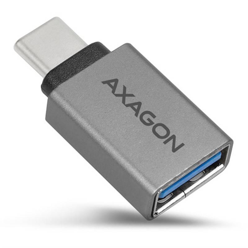 Redukce Axagon USB 3.1 USB-C stříbrná