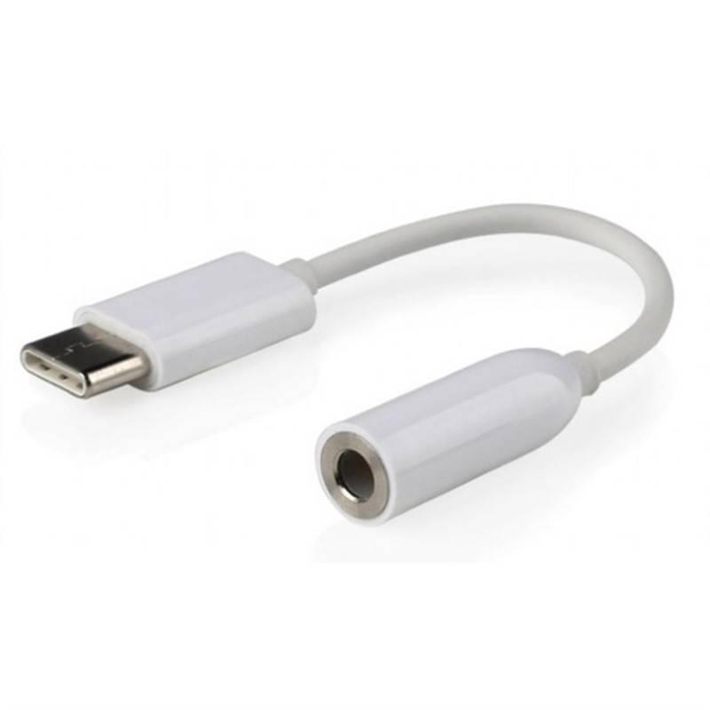 Redukce Gembird USB-C 3,5mm Jack bílá