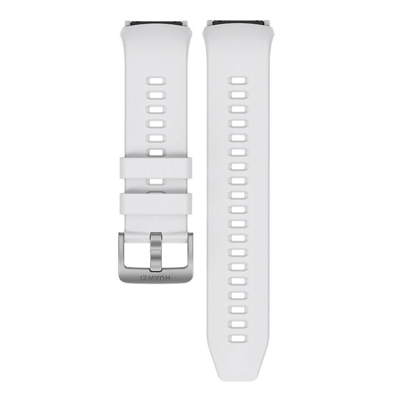 Řemínek Huawei silikonový pro Huawei Watch GT 2e bílý