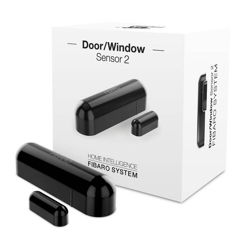 Senzor Fibaro na dveře okna 2, Z-Wave Plus černý