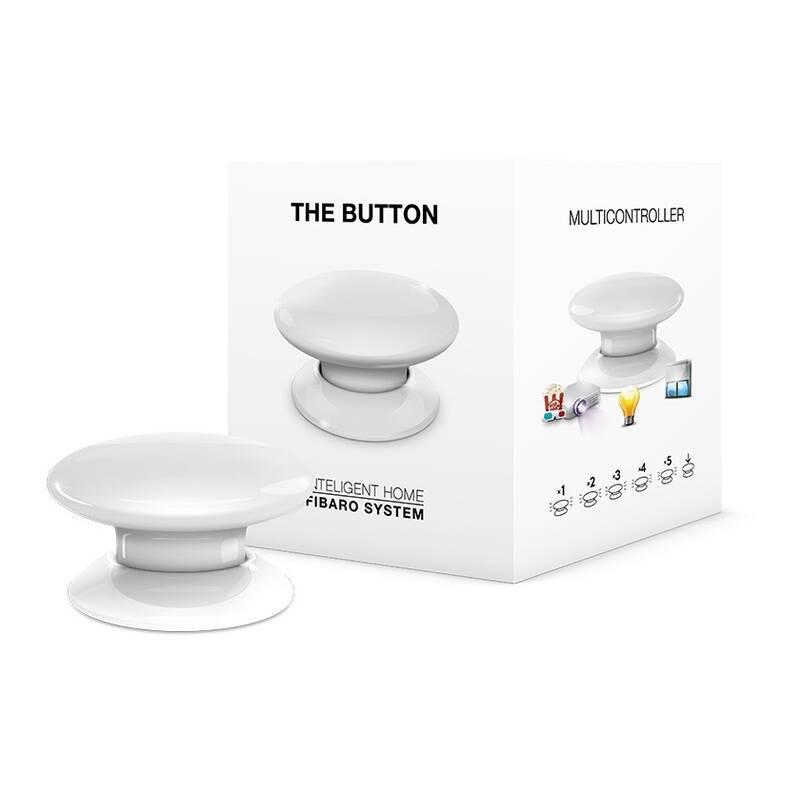 Tlačítko Fibaro Button, Z-Wave Plus bílé