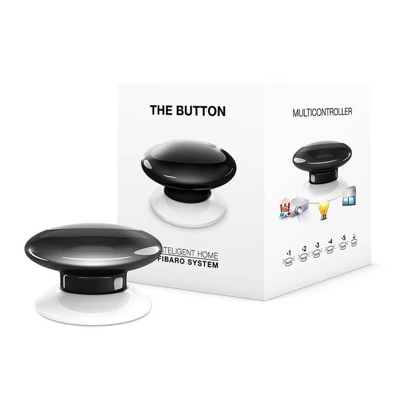 Tlačítko Fibaro Button, Z-Wave Plus černé