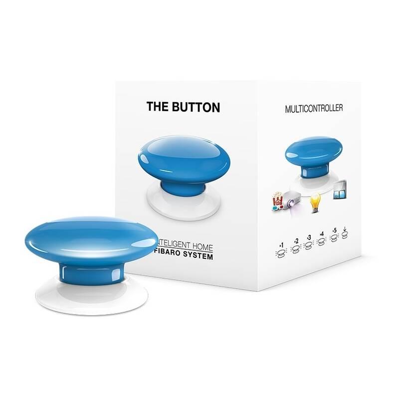 Tlačítko Fibaro Button, Z-Wave Plus modré