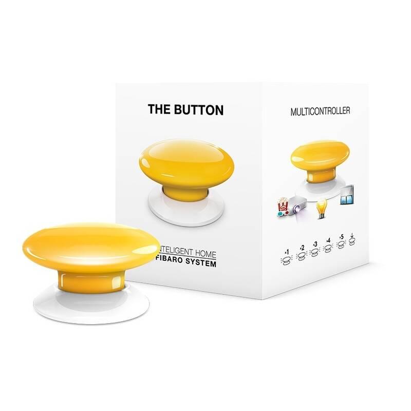Tlačítko Fibaro Button, Z-Wave Plus žluté